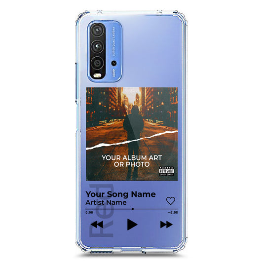 Xiaomi Redmi Note 9 4G Cover - Personalised Album Art Series - Clear Phone Case - Soft Silicon Borders