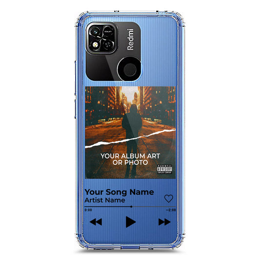 Xiaomi Redmi 9C Cover - Personalised Album Art Series - Clear Phone Case - Soft Silicon Borders