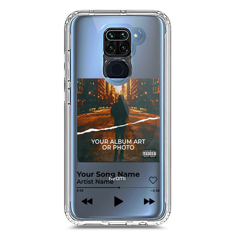 Xiaomi Redmi Note 9 Cover - Personalised Album Art Series - Clear Phone Case - Soft Silicon Borders