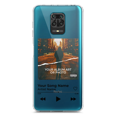 Xiaomi Redmi Note 9S Cover - Personalised Album Art Series - Clear Phone Case - Soft Silicon Borders