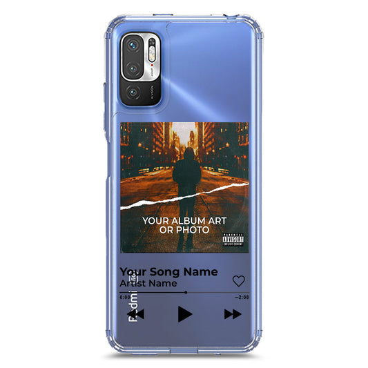 Xiaomi Redmi Note 10 5G Cover - Personalised Album Art Series - Clear Phone Case - Soft Silicon Borders
