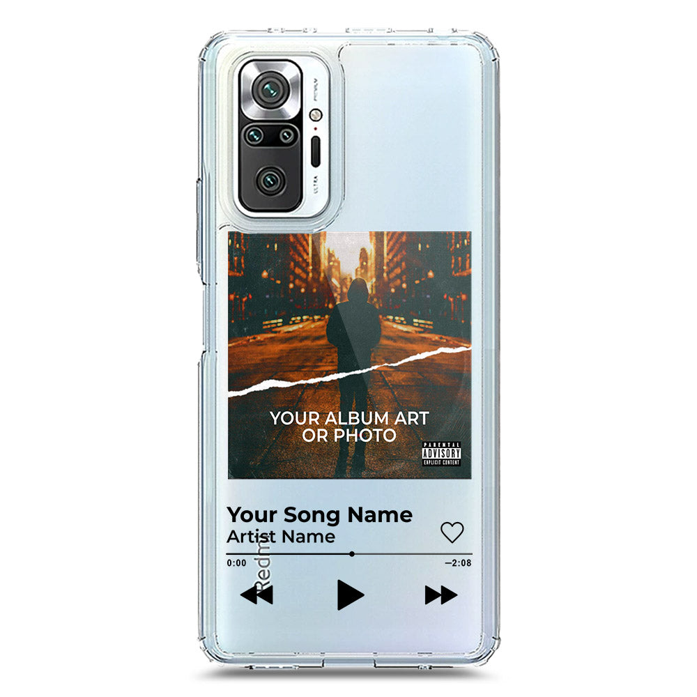 Xiaomi Redmi Note 10 Pro 4G Cover - Personalised Album Art Series - Clear Phone Case - Soft Silicon Borders