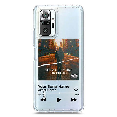 Xiaomi Redmi Note 10 Pro 4G Cover - Personalised Album Art Series - Clear Phone Case - Soft Silicon Borders