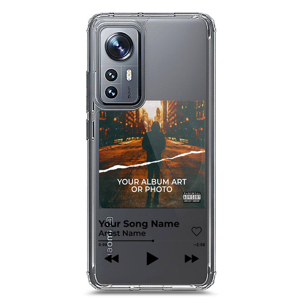 Xiaomi 12X Cover - Personalised Album Art Series - Clear Phone Case - Soft Silicon Borders