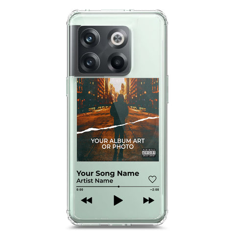 OnePlus 10T Cover - Personalised Album Art Series - Clear Phone Case - Soft Silicon Borders