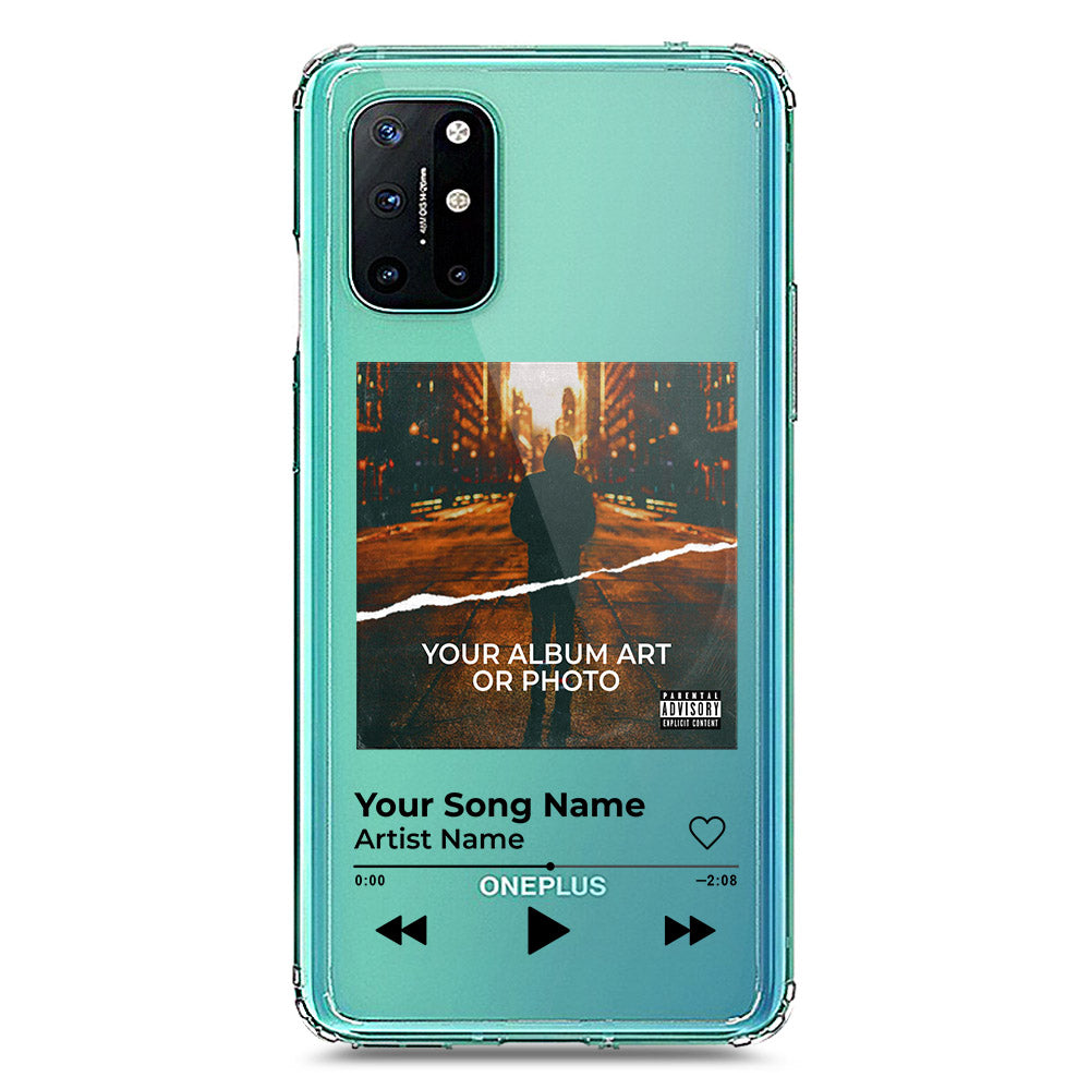 OnePlus 8T Cover - Personalised Album Art Series - Clear Phone Case - Soft Silicon Borders