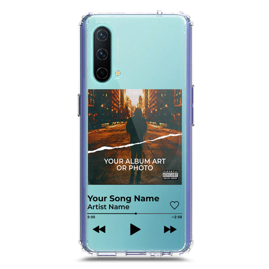 OnePlus Nord CE 5G Cover - Personalised Album Art Series - Clear Phone Case - Soft Silicon Borders