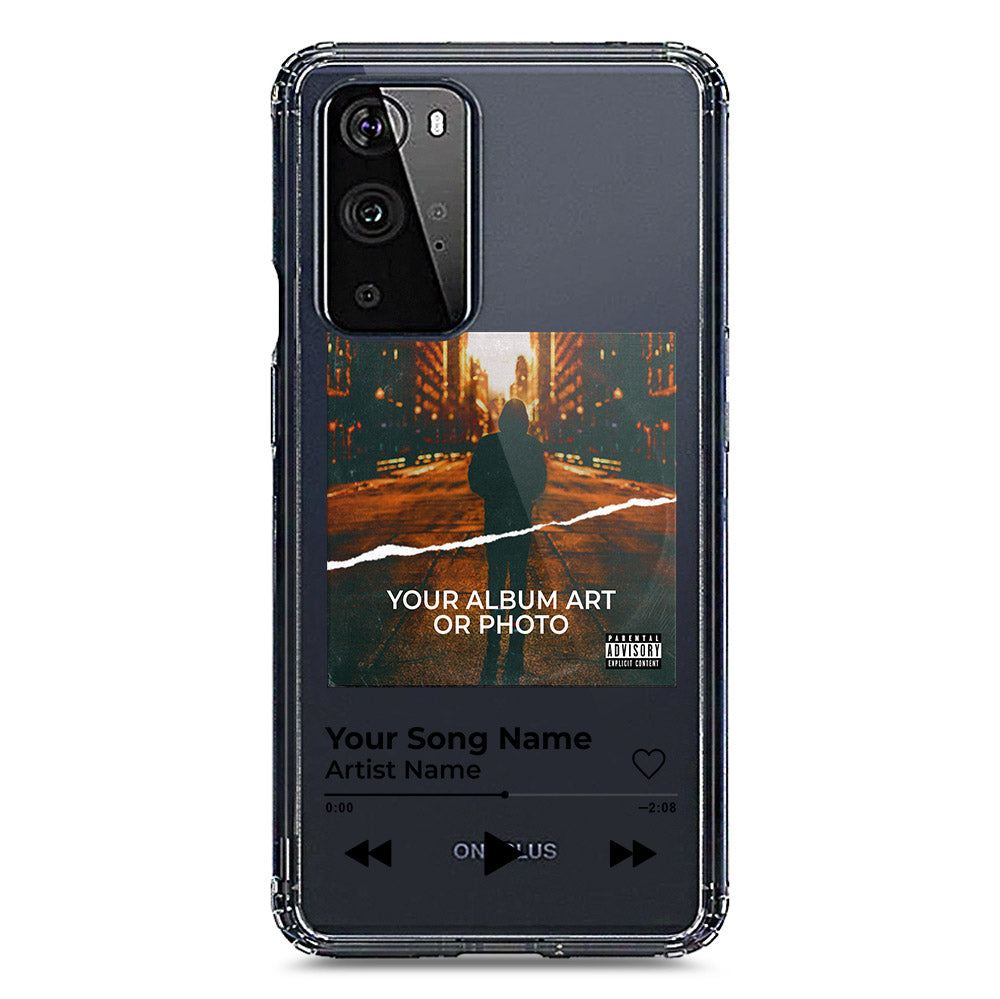 OnePlus 9 Pro Cover - Personalised Album Art Series - Clear Phone Case - Soft Silicon Borders