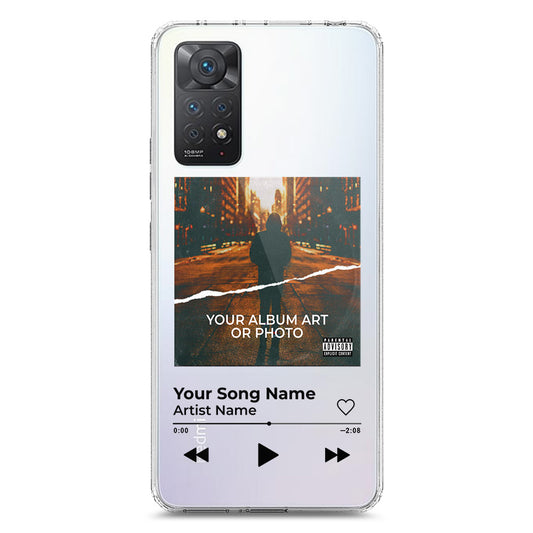 Xiaomi Redmi Note 11 Pro 5G Cover - Personalised Album Art Series - Clear Phone Case - Soft Silicon Borders