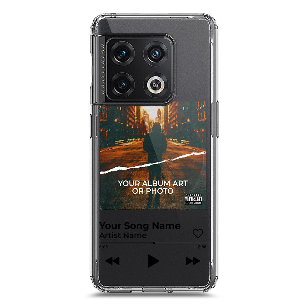 OnePlus 10 Pro Cover - Personalised Album Art Series - Clear Phone Case - Soft Silicon Borders