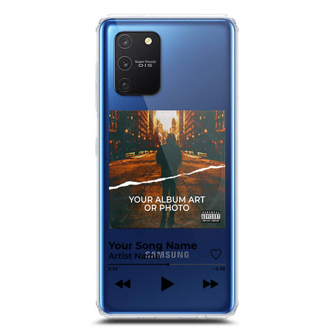 Samsung Galaxy A91 Cover - Personalised Album Art Series - Clear Phone Case - Soft Silicon Borders