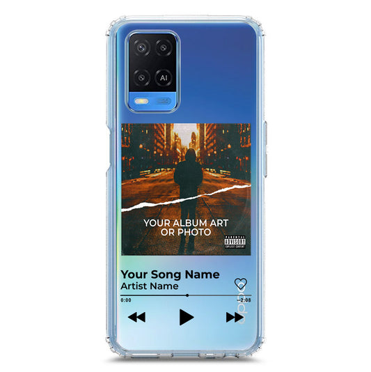 Oppo A54 4G Cover - Personalised Album Art Series - Clear Phone Case - Soft Silicon Borders