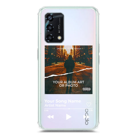 Oppo Reno 6 Lite Cover - Personalised Album Art Series - Clear Phone Case - Soft Silicon Borders
