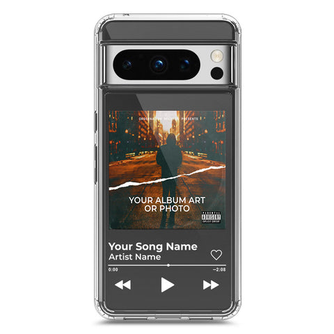Google Pixel 8 Pro Cover - Personalised Album Art Series - Clear Phone Case - Soft Silicon Borders