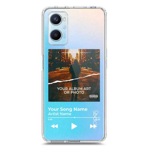 Oppo A96 4G Cover - Personalised Album Art Series - Clear Phone Case - Soft Silicon Borders