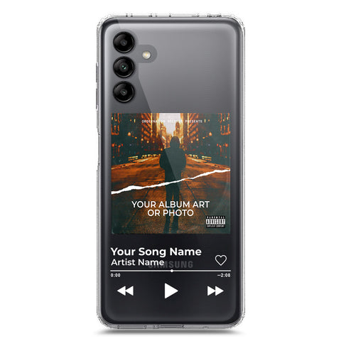 Samsung Galaxy A13 5G Cover - Personalised Album Art Series - Clear Phone Case - Soft Silicon Borders