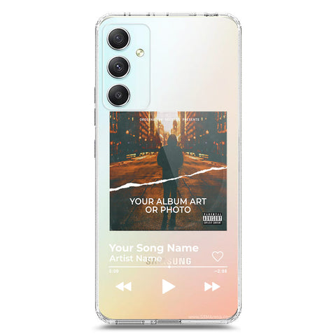 Samsung Galaxy A34 5G Cover - Personalised Album Art Series - Clear Phone Case - Soft Silicon Borders