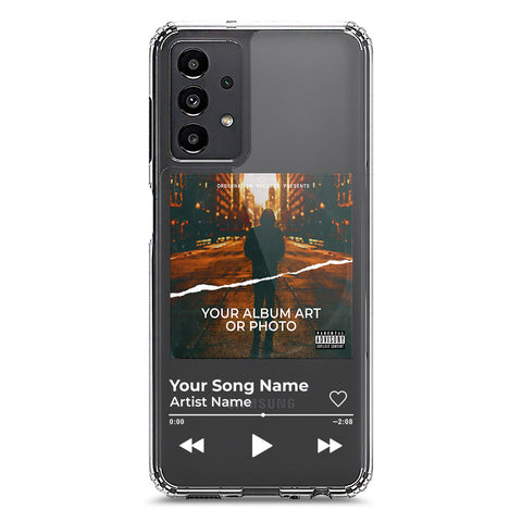 Samsung Galaxy A13 Cover - Personalised Album Art Series - Clear Phone Case - Soft Silicon Borders