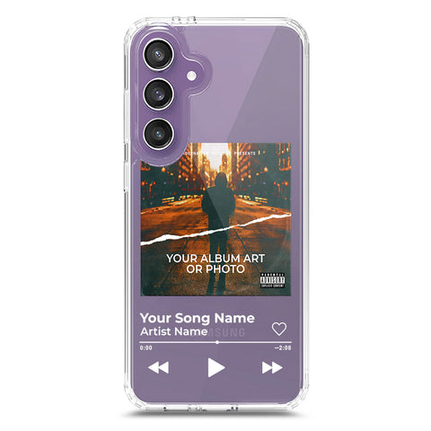 Samsung Galaxy S25 Plus Cover - Personalised Album Art Series - Clear Phone Case - Soft Silicon Borders