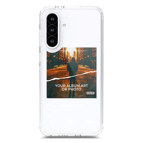 Samsung Galaxy A36 Cover - Personalised Album Art Series - Clear Phone Case - Soft Silicon Borders
