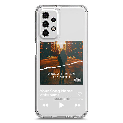 Samsung Galaxy A23 Cover - Personalised Album Art Series - Clear Phone Case - Soft Silicon Borders