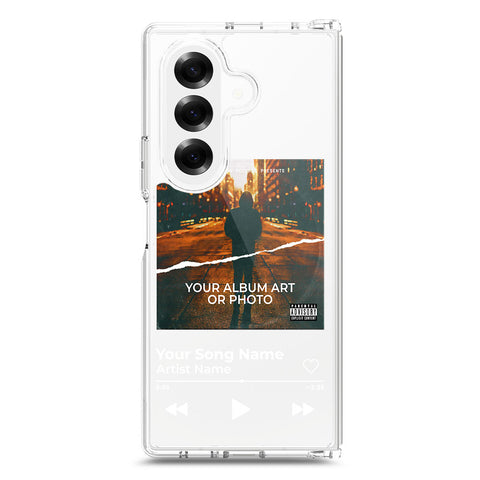 Samsung Galaxy Z Fold 7 Cover - Personalised Album Art Series - Clear Phone Case - Soft Silicon Borders