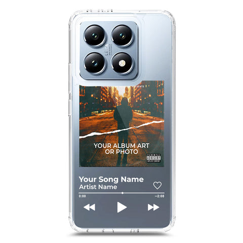 Xiaomi 14T Cover - Personalised Album Art Series - Clear Phone Case - Soft Silicon Borders