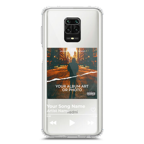Xiaomi Redmi Note 9 Pro Max Cover - Personalised Album Art Series - Clear Phone Case - Soft Silicon Borders