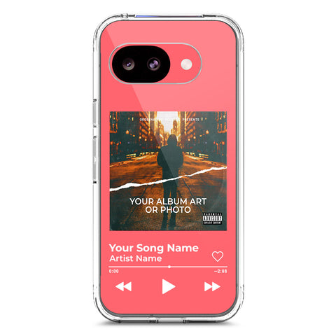 Google Pixel 10a Cover - Personalised Album Art Series - Clear Phone Case - Soft Silicon Borders