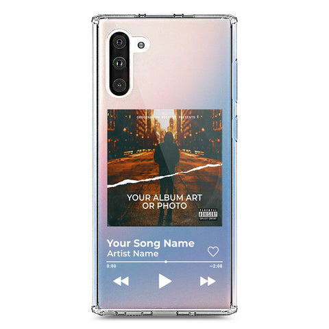 Samsung Galaxy Note 10 Cover - Personalised Album Art Series - Clear Phone Case - Soft Silicon Borders