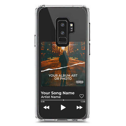 Samsung Galaxy S9 Plus Cover - Personalised Album Art Series - Clear Phone Case - Soft Silicon Borders