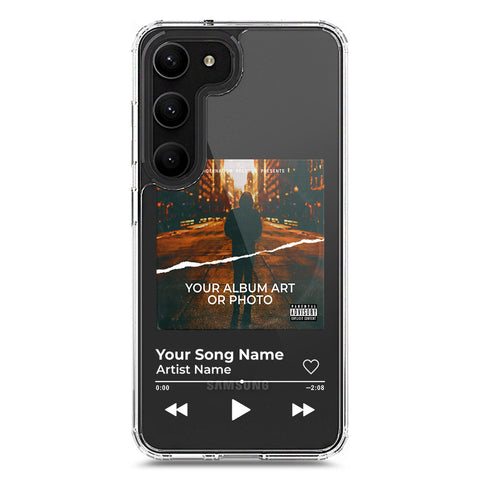 Samsung Galaxy S23 5G Cover - Personalised Album Art Series - Clear Phone Case - Soft Silicon Borders