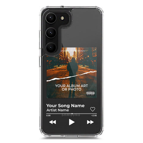 Samsung Galaxy S23 Plus 5G Cover - Personalised Album Art Series - Clear Phone Case - Soft Silicon Borders