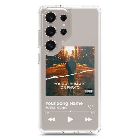 Samsung Galaxy S23 Ultra 5G Cover - Personalised Album Art Series - Clear Phone Case - Soft Silicon Borders