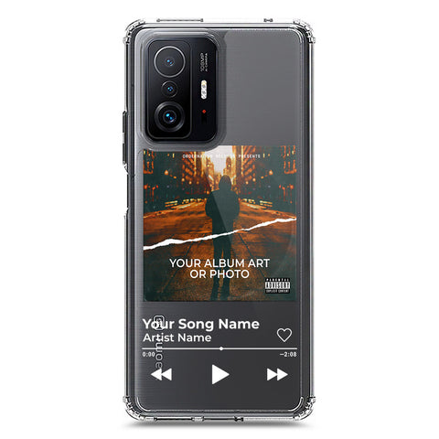 Xiaomi Mi 11T Cover - Personalised Album Art Series - Clear Phone Case - Soft Silicon Borders