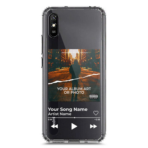 Xiaomi Redmi 9i Cover - Personalised Album Art Series - Clear Phone Case - Soft Silicon Borders