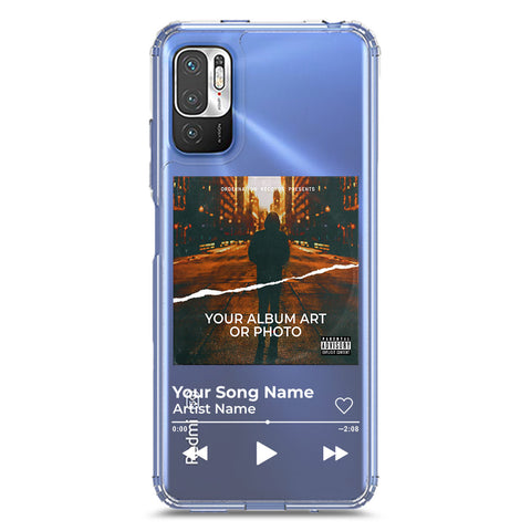 Xiaomi Redmi Note 10 5G Cover - Personalised Album Art Series - Clear Phone Case - Soft Silicon Borders
