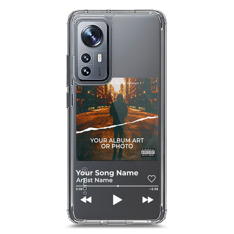 Xiaomi 12X Cover - Personalised Album Art Series - Clear Phone Case - Soft Silicon Borders