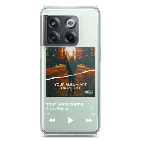 OnePlus 10T Cover - Personalised Album Art Series - Clear Phone Case - Soft Silicon Borders