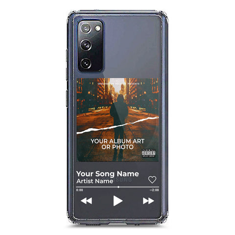 Samsung Galaxy S20 Cover - Personalised Album Art Series - Clear Phone Case - Soft Silicon Borders