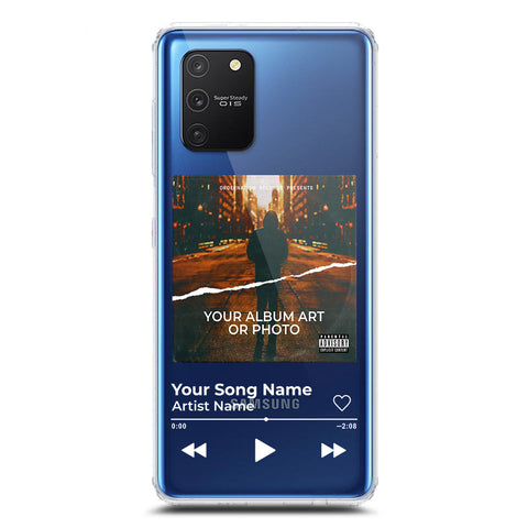 Samsung Galaxy A91 Cover - Personalised Album Art Series - Clear Phone Case - Soft Silicon Borders