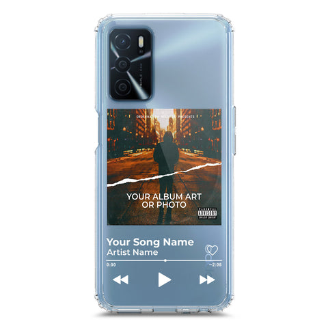 Oppo A54s Cover - Personalised Album Art Series - Clear Phone Case - Soft Silicon Borders