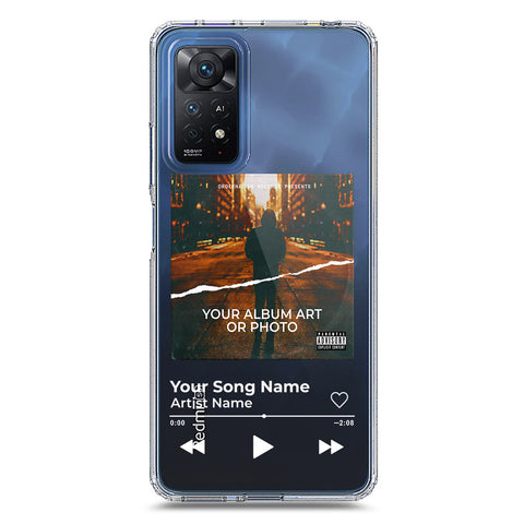Xiaomi Redmi Note 11E Pro Cover - Personalised Album Art Series - Clear Phone Case - Soft Silicon Borders