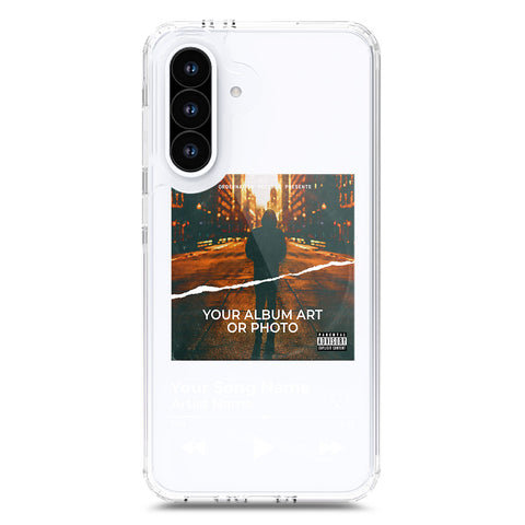 Samsung Galaxy M17 Cover - Personalised Album Art Series - Clear Phone Case - Soft Silicon Borders