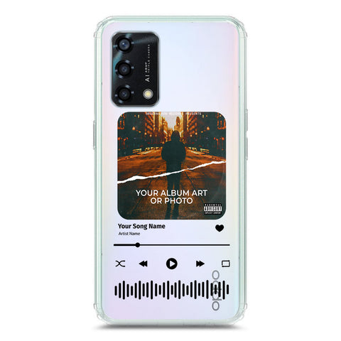 Oppo Reno 6 Lite Cover - Personalised Album Art Series - Clear Phone Case - Soft Silicon Borders
