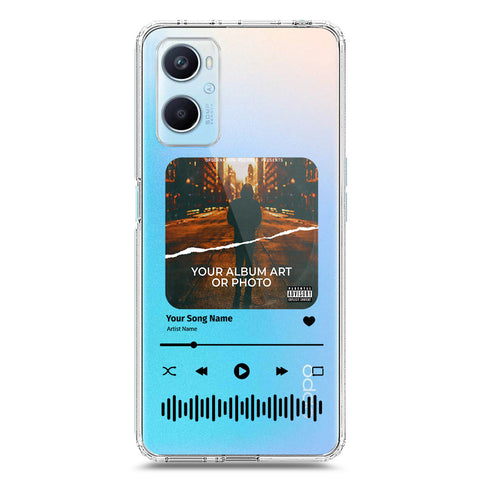 Oppo A96 4G Cover - Personalised Album Art Series - Clear Phone Case - Soft Silicon Borders
