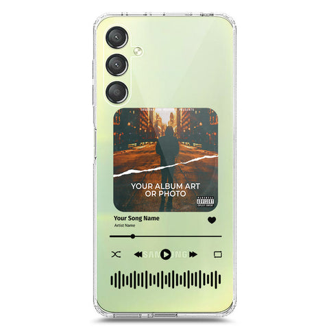 Samsung Galaxy A25 5G Cover - Personalised Album Art Series - Clear Phone Case - Soft Silicon Borders
