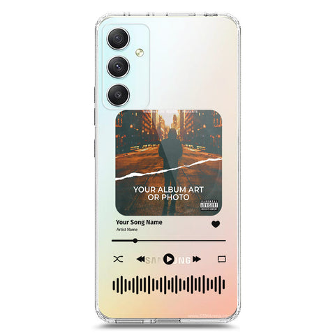 Samsung Galaxy A34 5G Cover - Personalised Album Art Series - Clear Phone Case - Soft Silicon Borders