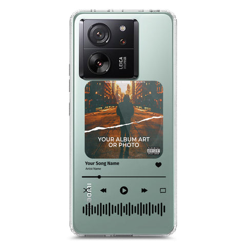 Xiaomi 13T Cover - Personalised Album Art Series - Clear Phone Case - Soft Silicon Borders