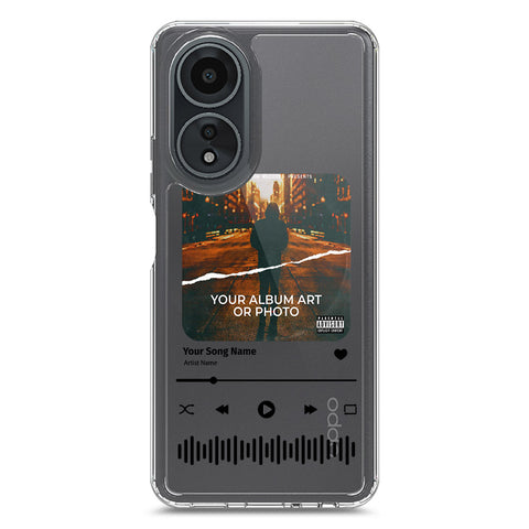 Oppo A58 4G Cover - Personalised Album Art Series - Clear Phone Case - Soft Silicon Borders